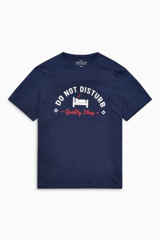 Navy Do Not Disturb Jersey Set